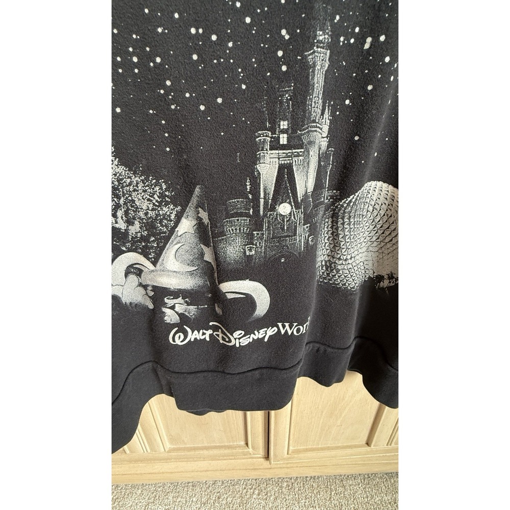Walt Disney World Women'sβ Black Full Zip Hoodie Sweatshirt Size 1X - Picture 3 of 7